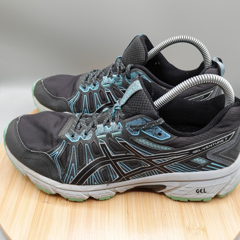 ASICS Shoes Womens 10 Navy Blue GEL-Venture 7 Trail Running‎ Athletic
